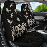 Japan Red Crowned Crane Car Seat Covers 094201