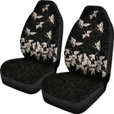 Japan Red Crowned Crane Car Seat Covers 094201