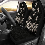 Japan Red Crowned Crane Car Seat Covers 094201
