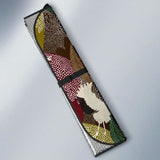 Japanese Cranes Flying Forest Dot Pattern Car Auto Sun Shades 094201 - YourCarButBetter