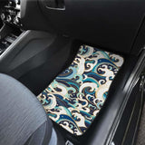 Japanese Wave Pattern Front And Back Car Mats 094201 - YourCarButBetter