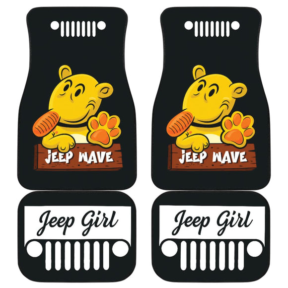 Jeep Girl Grill Jeep Car Floor Mats Black 210201 - YourCarButBetter