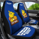 Jeep Girl-Seat Cover-Jeep Jeep-Blue Pattern 101819 - YourCarButBetter
