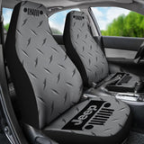 Jeep Grill- Seat Cover Silvermetal 101819 - YourCarButBetter