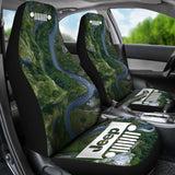 Jeep Grill Seat Cover - Winding Road 101819 - YourCarButBetter