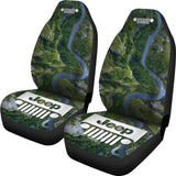 Jeep Grill Seat Cover - Winding Road 101819 - YourCarButBetter