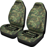 Jeep Grill - Seat Cover Woodland Camo 101819 - YourCarButBetter