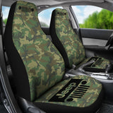 Jeep Grill - Seat Cover Woodland Camo 101819 - YourCarButBetter