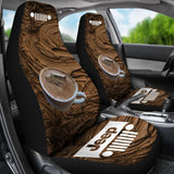 Jeep Grill Seat Covers - Mud Coffee Cup 101819 - YourCarButBetter