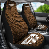 Jeep Grill Seat Covers - Mud Swirls 101819 - YourCarButBetter
