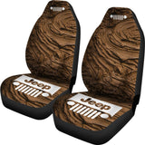 Jeep Grill Seat Covers - Mud Swirls 101819 - YourCarButBetter