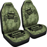 Jeep Offroad - Car Seat Cover Drabolive Black Stones 101819 - YourCarButBetter