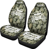 Jeep Offroad - Car Seat Cover Drabolive White Stones 2 101819 - YourCarButBetter