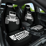 Jeep Offroad Wobble White Black Car Seat Covers Custom 1 211001 - YourCarButBetter