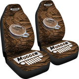 Jeep Seat Cover - Mudder Coffee Cup 101819 - YourCarButBetter