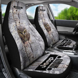 Jeep Seat Cover - Owl At Home 101819 - YourCarButBetter