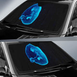 Jellyfish Deep Sea Underwater Hd Car Sun Shade 182102 - YourCarButBetter