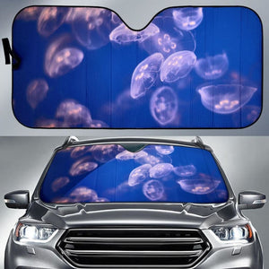 Jellyfish Underwater 4K 5K Car Sun Shade 182102 - YourCarButBetter