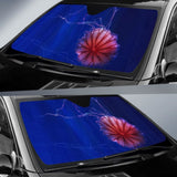 Jellyfish Underwater 4K Car Sun Shade 182102 - YourCarButBetter