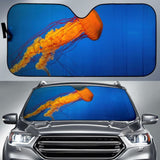 Jellyfish Underwater Hd Car Sun Shade 182102 - YourCarButBetter