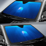 Jellyfish Underwater New Hd Car Sun Shade 182102 - YourCarButBetter