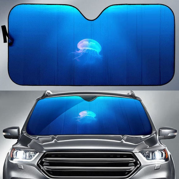 Jellyfish Underwater New Hd Car Sun Shade 182102 - YourCarButBetter