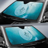 Jellyfishes Colorful 4K Car Sun Shade 182102 - YourCarButBetter
