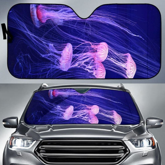 Jellyfishes Monterey Bay Aquarium Hd Car Sun Shade 182102 - YourCarButBetter