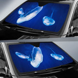 Jellyfishes Underwater Dark Hd Car Sun Shade 182102 - YourCarButBetter