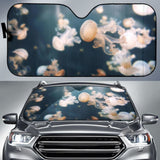 Jellyfishes Underwater Hd 5K Car Sun Shade 182102 - YourCarButBetter