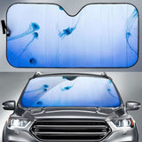Jellyfishes Underwater Hd Car Sun Shade 182102 - YourCarButBetter