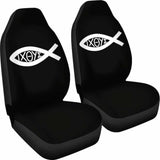 Jesus Christ Symbol Fish Christianity Car Seat Covers 184610 - YourCarButBetter