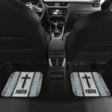 Jesus Cross And Faith Custom Mandala Flower Geometric Car Floor Mats 211305 - YourCarButBetter