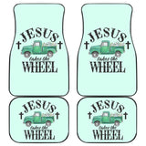 Jesus Takes The Wheel Amazing Gift Ideas Car Floor Mats 211507 - YourCarButBetter