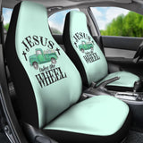 Jesus Takes The Wheel Amazing Gift Ideas Car Seat Covers 211507 - YourCarButBetter