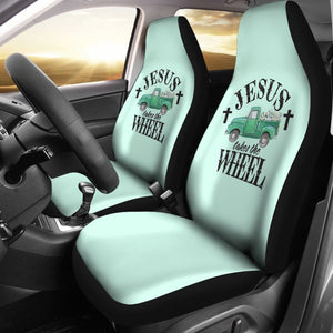 Jesus Takes The Wheel Amazing Gift Ideas Car Seat Covers 211507 - YourCarButBetter