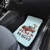 Jesus Takes The Wheel Car Floor Mats 211507 - YourCarButBetter