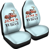 Jesus Takes The Wheel Car Seat Covers 211507 - YourCarButBetter