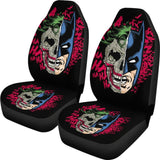 Joker And Batman Car Seat Covers Villains Movie Fan Gift 210101 - YourCarButBetter