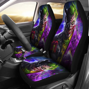 Joker And Batman Villains Car Seat Covers Movie Fan Gift 210101 - YourCarButBetter