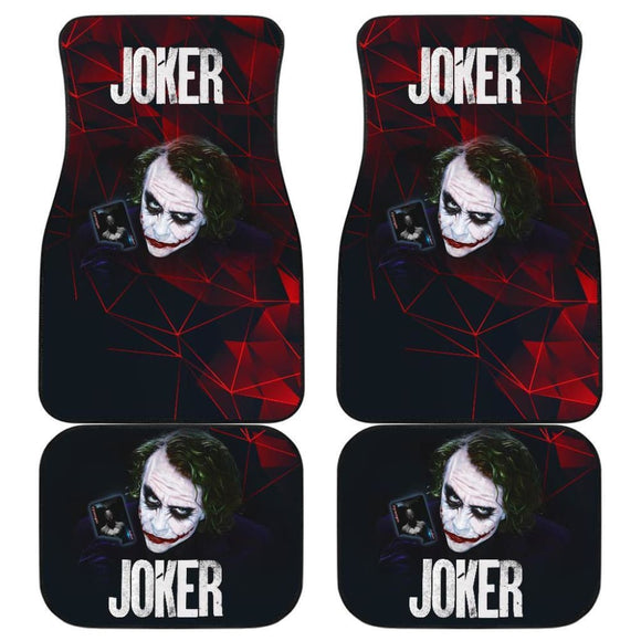 Joker Death Cards Batman Dark Knight Car Floor Mats 101819 - YourCarButBetter