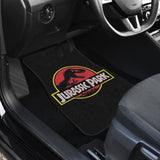 Jurassic Park Art Car Floor Mats Movie Fan Gift 094201 - YourCarButBetter