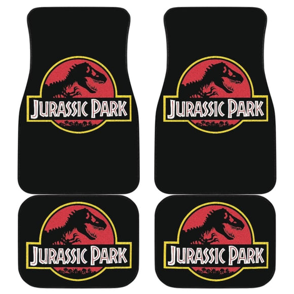 Jurassic Park Art Car Floor Mats Movie Fan Gift 094201 - YourCarButBetter