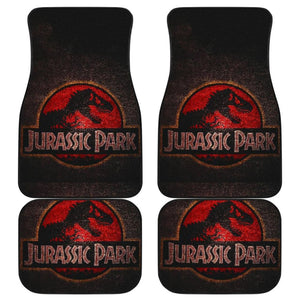 Jurassic Park Dinosaurs Logo Car Floor Mats 094201 - YourCarButBetter