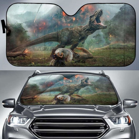 Jurassic World Car Auto Sun Shades 094201 - YourCarButBetter