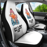 Just A Girl Who Loves Fall Custom Car Accessories Car Seat Covers 212001 - YourCarButBetter