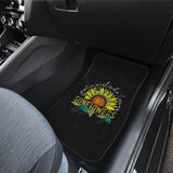 Just A Girl Who Loves Sunflowers Sunshine Pattern Car Floor Mats 211403 - YourCarButBetter