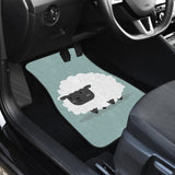 Just Another Fun And Happy Day With Cute Sheep Car Floor Mats 212101 - YourCarButBetter