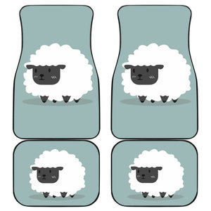 Just Another Fun And Happy Day With Cute Sheep Car Floor Mats 212101 - YourCarButBetter