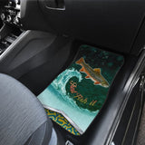 Just Fish It Brook Trout Fishing Car Floor Mats 182417 - YourCarButBetter